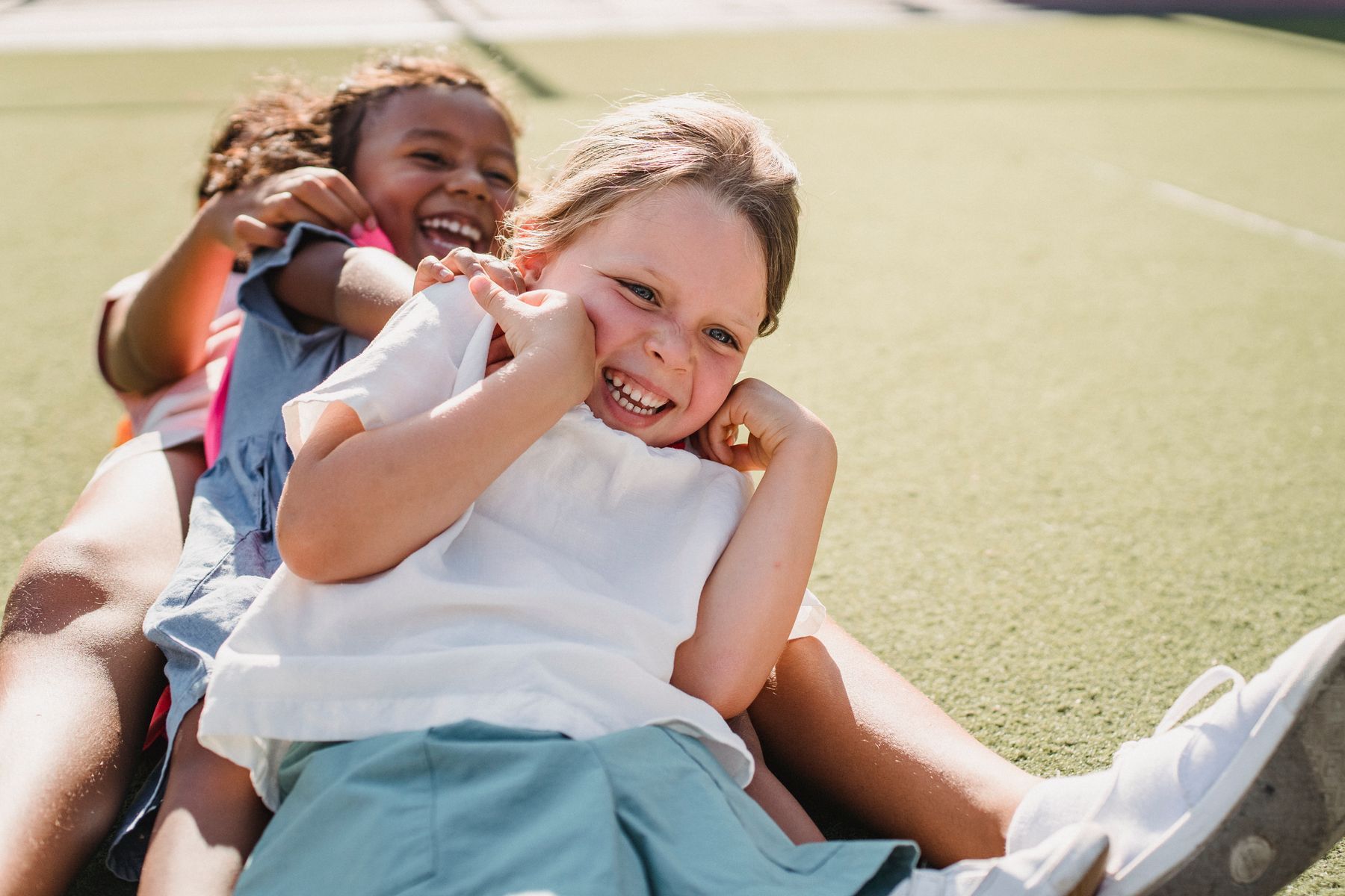 Kids having fun together